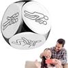 Generic Dadi decisioni alimentari in acciaio, regali per lui, lei, regali per uomo e donna, regalo di anniversario di matrimonio, regalo divertente per coppia, fidanzata, fidanzato, Natale, compleanno,