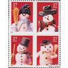 Prophila Collection Stati Uniti 3707BA-3710BA Quartina (Completa Edizione) MNH ** MNH 2002 Natale (Francobolli per i Collezionisti) Natale