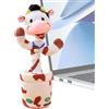 Generico Peluche per bambini, animali di peluche danzanti che cantano | Peluche animali asino elettrico,Peluche animali parlanti per bambini, giocattolo asino mucca farcito con canto elettrico