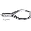 Kiepe tronchese per unghie in acciaio e carbonio taglio obliquo, manico 14 cm - cod.0697.14