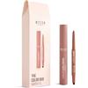 WYCON cosmetics THE COLOR DUO 01 COLOR EXPLOSION 03 AMBER + 24H EVERLASTING EYE PENCIL 25 WARM ROSE