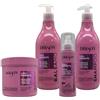 FEI FAN SET Per Capelli Crespi e Indisciplinati, LISCI PERFETTI: Shampoo 500ml + Balsamo 500ml + Maschera 500ml + Spray Termoprotettivo 150ml