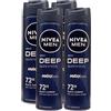 FEI FAN Deodorante Uomo DEEP Black Carbon, Dry & Clean Feel, 72h Di Protezione, Anti-Traspirante -150ml (4)