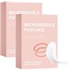 GUUZETU Tampe di micro occhiali, sotto gli occhi maschera ialuronica acida oculare, fronte della fronte e delle rughe della linea del sorriso, per occhi gonfi e cerchi scuri, 4 paia/scatola (2box)