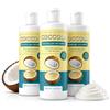 ALOHALABS Coccola Maschera Ricci 600 ml - Trattamento Professionale Capelli con Cheratina e Cocco - Ricci Nutrienti, Lucidi e Anti-Crespo