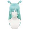 Ubaywey Anime JJK Kirara Hoshi Parrucca Cosplay con bangs capelli Maki Zenin parrucche costume accessorio (verde menta)