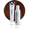 Pop Italy Soielixir Tinta Permanente per Capelli in crema SENZA Resorcina, Parafenilendiammina e Ammoniaca 93 Colori - 100 ml - (Pack Tinta + Ossigeno 10 vol. - 8/4 Biondo Chiaro Rame)