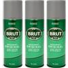 Brut - 3 deodorante spray da uomo Original, 200 ml