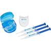 OptiSmile® Kit Sbiancante Denti | Denti Bianchi al 100% | Aiuta a Rimuovere le Macchie | Sbiancamento Professionale Led | Include Vassoio per la Bocca e Guida alle Tonalità | Include 3 Siringhe di Gel