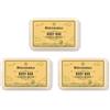 Störtebekker Shaving Accessories Störtebekker® Premium Body Bar in legno di sandalo (3 x), gel doccia solido per uomini e donne, pulizia naturale, profumo delizioso, fatto a mano e senza additivi (3 x 120 g)