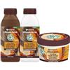 Garnier Cibo Capelli Idraulizzante e Smagliantemente Smooth, Balsamo e Maschera Set per Capelli Secchi e Frizzanti