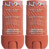 NYX Professional Makeup Buttermelt Stix Illuminante in Stick a Lunga Tenuta 8 Ore per Viso e Corpo Uniformante con Punta di Precisione Formula Vegana con Burro di Cupuaçu e Cocco 07 That's On Melt