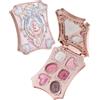 HUAZXIAOD Flower Knows Palette di Ombretti Bunny Garden Collection 6 colori Palette con volto di coniglio Shimmer Matte Satin Trucco Cosmetici (C03)