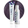 Pop Italy Soielixir Tinta Permanente per Capelli in crema SENZA Resorcina, Parafenilendiammina e Ammoniaca 93 Colori - 100 ml - (Pack Tinta + Ossigeno 20 vol. - Viola Pastello)