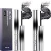 GYORI 2 Pcs Judy Doll Mascara, Judydoll Mascara, Bristleless Mascara, 3D Curling Eyelash Iron Mascara, Washable Extra Slim Metal Mascara, Waterproof, Long Lasting