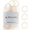 Heliums Elastici per Capelli Piccoli da 2,5 cm - Biondo Beige - 48 Pezzi, Elastici da 2 mm per Capelli Fini e Bambini - Elastici e Fermacoda in Colori Neutri