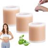 QFFYFZAL Cerotti di bellezza in silicone, cerotti antirughe riutilizzabili, nastro di bellezza notturno, nastro per cicatrici in silicone di grado medico, per levigare le rughe