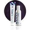 Pop Italy Soielixir Tinta Permanente per Capelli in crema SENZA Resorcina, Parafenilendiammina e Ammoniaca 93 Colori - 100 ml - (Pack Tinta + Ossigeno 10 vol. - 5/20 Castano Chiaro Viola)