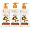 Generico Spuma di Sciampagna Sapone Crema Argan e Patchouli, 3 Flaconi con Dosatore, 300ml, Detergente Mani Delicato, Pelle Morbida e Profumata