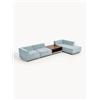 Westwing Collection Divano angolare componibile 4 posti con tavolino Colin