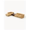 Westwing Collection Divano angolare componibile 4 posti con tavolino Colin