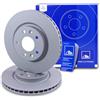 ATE 2x Disco freno Ø296 asse anteriore ventilato 24.0126-0185.1 Compatibile con: NISSAN QASHQAI II SUV, X-TRAIL III, RENAULT KADJAR