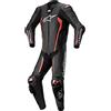 Alpinestars Missile V2 Costume da moto monopemo in pelle, nero/rosso, 52
