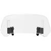 MZMZM Spoiler di estensione del parabrezza for moto, deflettore dell'aria del parabrezza for Suzuki VS 600 800 DL650 DL1000 DL250 V-STROM 650 1000 XT(A Large Transparent)