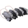 RIDEX 402B0581 Set d'assale Kit pastiglie freni Posteriore Compatibilità con ALFA ROMEO MITO 955
