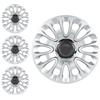 W-Parts SERIE 4 BORCHIE - 4 COPRICERCHI COPPE RUOTA 15 PER FIAT 500L 12->