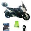 CLICK & GO COMPATIBILE CON YAMAHA X Max 125/300/400 da anno 2017 al 2022 COPRIGAMBE R190-X TERMOSCUDO TUCANO URBANO COPERTA TERMICA IMPERMEABILE INTERNO IN ECO PELLICCIA SPECIFICO PER SCOOTER
