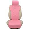 JSCARLIFE Coprisedili universali per auto, rosa, in pelle, con corona, antiscivolo, impermeabili, universali, adatti per la maggior parte delle auto, camion, SUV
