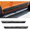 JHCHAN Set di 4 listelli di protezione laterali per Ford Ranger 2012-2022 doppia cabina T6 T7 T8 Raptor Wildtrak XL XLT Tremor Limited Wildtrak X Platinum