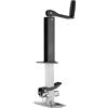 Wiltec Piede stabilizzatore per rimorchi roulotte, max 900 kg, regolabile in altezza con manovella, con pedale e perno di sicurezza