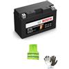 CLICK & GO COMPATIBILE CON YAMAHA HW Xenter 150 per anno 2012 al 2016 BATTERIA YT7B-BS FA1190 BOSCH IN GEL SLA AGM FORNITA CARICA GIÀ ATTIVA PER L'USO BATTERIE 6,5 AMPERE 12V 150X66X93MM