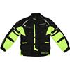 Modeka Tourex II Giacca tessile per moto ciclismo per bambini, nero/neon, 128