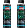 Generico TURAFALLE Liquido per RADIATORI Auto Turafalle radiatore Sigilla perdite radiatore, turafalle per radiatori, Azione preventiva, Glitech Anti corrosione, Monodose, Kit Promo 2 Pezzi X 300 ML