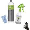 detailmate Green Star: set per la pulizia degli interni dell'auto Koch Chemie GreenStar detergente universale 1l + flacone spray KWAZAR Mercury Green Edition 0,5L adatto per ph 8-14 + misurino dettagliato+guanti