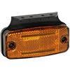 Lampa 97021 Luce ingombro con Catarifrangente e Staffa, 10/30V - 2 LED - Arancio
