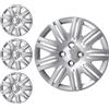 W-Parts SERIE 4 BORCHIE - 4 COPRICERCHI COPPE RUOTA 14 PER FIAT DOBLO' 05->