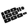 ZSEDWRU Compatibile Con Fiat Per Croma 2005 2006 2007 2008 2009 2010 2011 Adesivi Per Pulsanti Windows Decorazione Interni Auto adesivi per pulsanti auto
