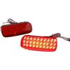 Gtdtixc Paraurti Posteriore Fanale Per Fiat Per Scudo Dal 2007 In Poi Expert Riflettore Paraurti Posteriore A LED Rosso 6340E6 6340E7(2X RED LENS)