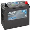EXIDE Batteria 45, Ah 390, A/EN EA456 L 237mm B 127mm H 227mm Compatibilità con TOYOTA Yaris Hatchback P9, HONDA CIVIC VIII Hatchback FN, FK, SUZUKI SWIFT IV FZ, NZ