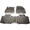 MTM Tappetini Gomma per Renault Espace V 04.2015-03.2023 Design a Vaschetta, su Misura con Bordi Rialzati cod. 3D 5636
