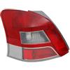 V-MAXZONE PARTS Fanale posteriore sinistro compatibile con Toyota Yaris 2005 2006 2007 2008 2009 2010 - VT1152L Lato conducente Sinistro Fanali posteriori Assemblea Fanale posteriore Bianco