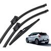 Generic Set Spazzole Tergicristallo Anteriori E Posteriori Per Renault Captur JB JE 2019-2025 Parabrezza Parabrezza Finestrino 28+14+11