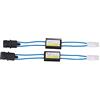 Aramox LED decoder t10 condotto canbus, 2PCS T10 LED avviso lampadina faro adattatore anulatore faro senza decodificatore periferico resistenza