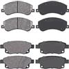 HOFFCAR KIT PASTIGLIE FRENO ANTERIORI E POSTERIORI compatibile con FORD TRANSIT FURGONATO (FA_ _) | PASTIGLIE FRENANTI AUTO OEM 37558,37560 | SOSTITUZIONE DIRETTA | BASSA POLVERE | SILENZIOSO