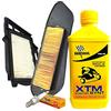Motocar Kit tagliando Bardahl XTM 10W40 filtro aria variatore candela Yamaha X-Max 250