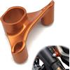 Generic Moto tubo di scarico staffa anello fisso supporto staffa protezione Compatible with KTM Duke 790 Duke 890 Duke 890 R 2018 2019 2020 2021 2022 2023 2024 (Arancione)